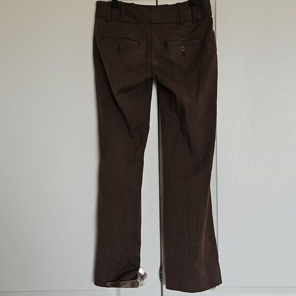 Jacob Women's Cropped Ankle Wide-Leg Pants Brown 0 - Picture 3 of 16